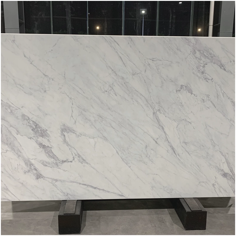 White Nano Crystallized Marble Slabs