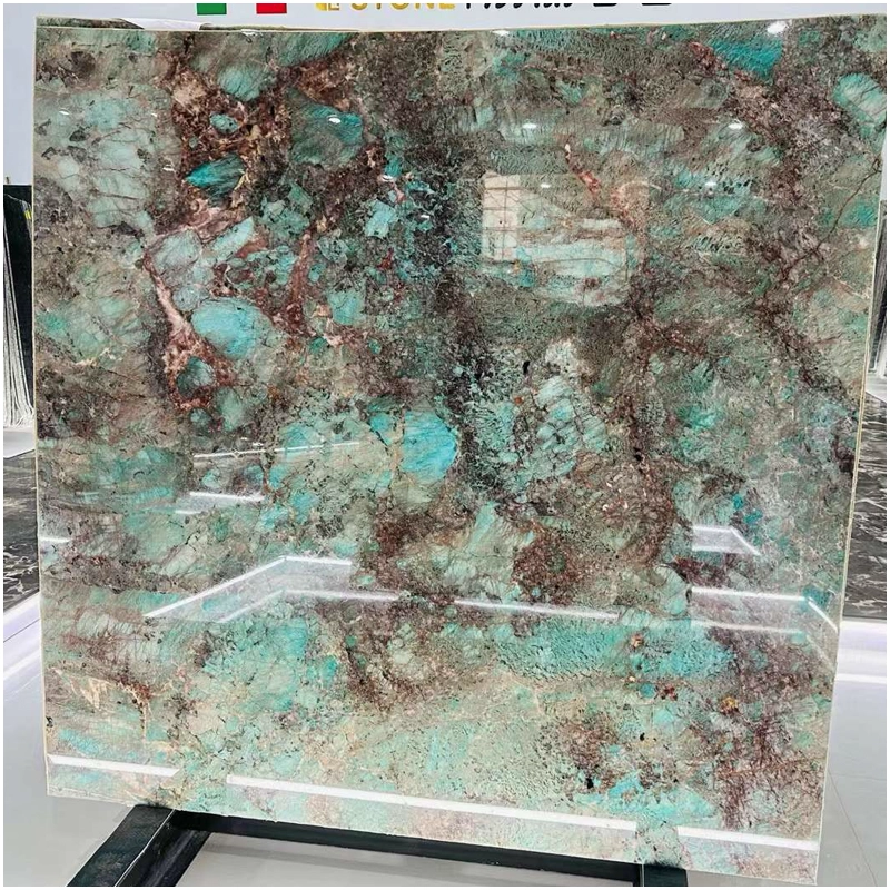  Amazonite Green Quartzite Slab