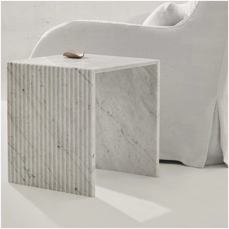 Carrara Marble Side Tables For Homes FOR U STONE Carrara Marble Side Tables For Homes FOR U STONE
