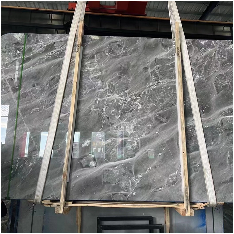 Polished Gray Marble Slabs