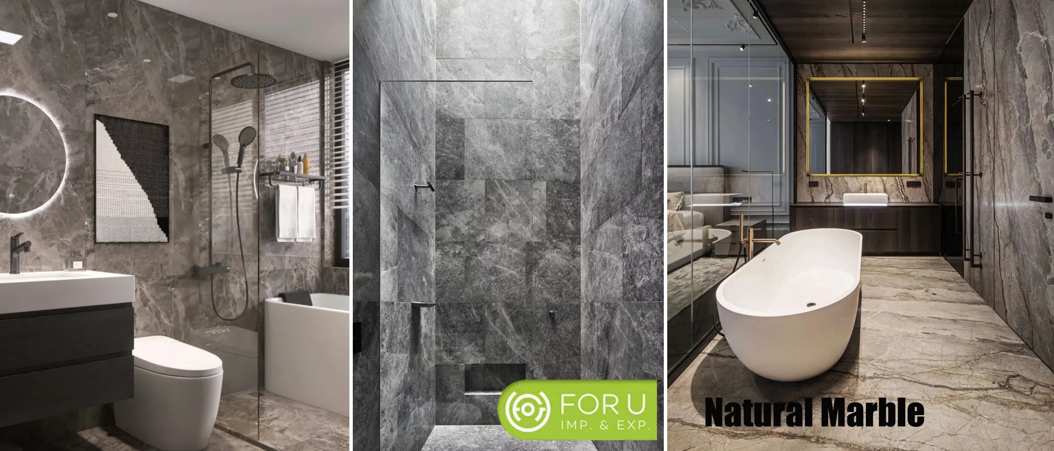 Trend Grey Marble For Bathroom Designs FOR U STONE Trend Grey Marble For Bathroom Designs FOR U STONE