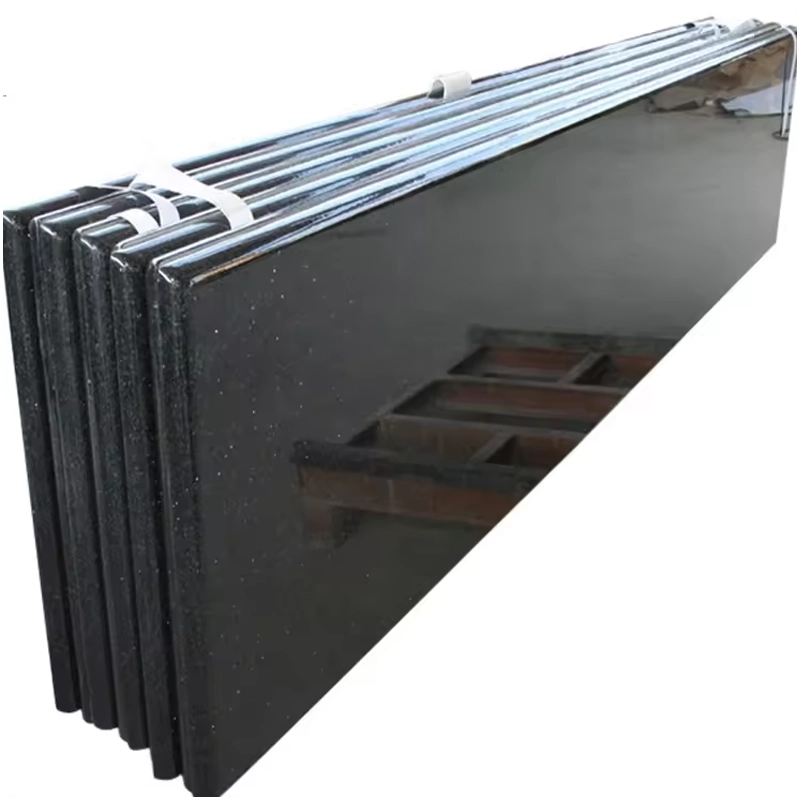 Black Galaxy Granite Kitchen Tops