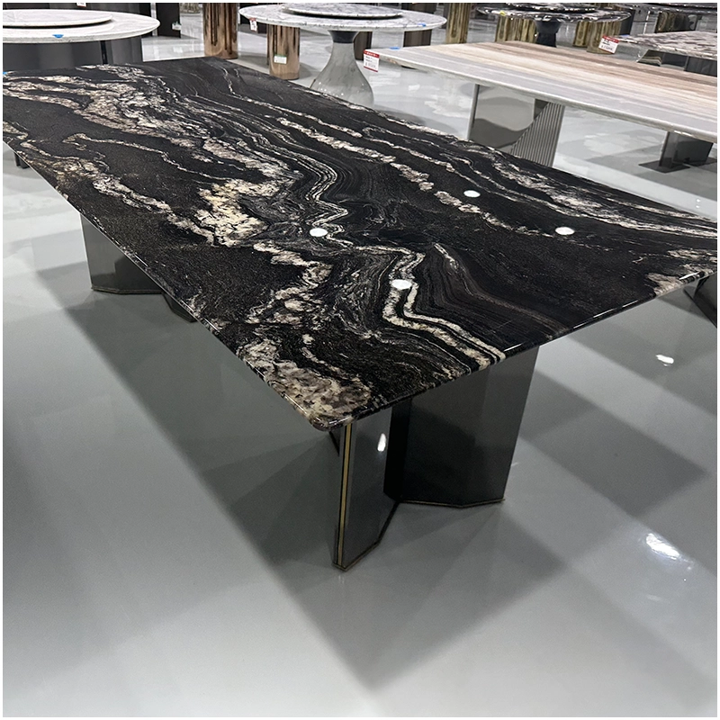 Black Taurus Gold Granite Tables