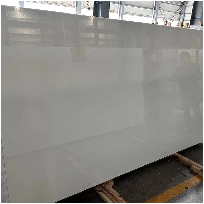 Crystal White Crystallized Marble Slabs