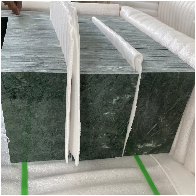 Dark Green Marble Floor Tiles