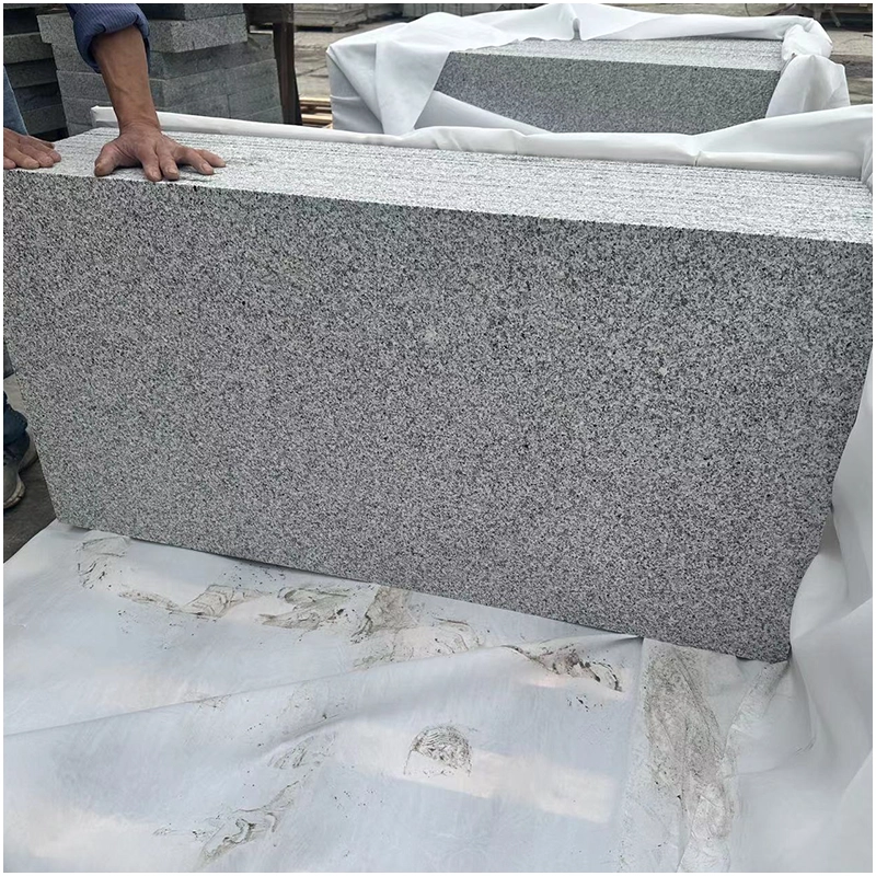 Grey Flamed Granite Tiles