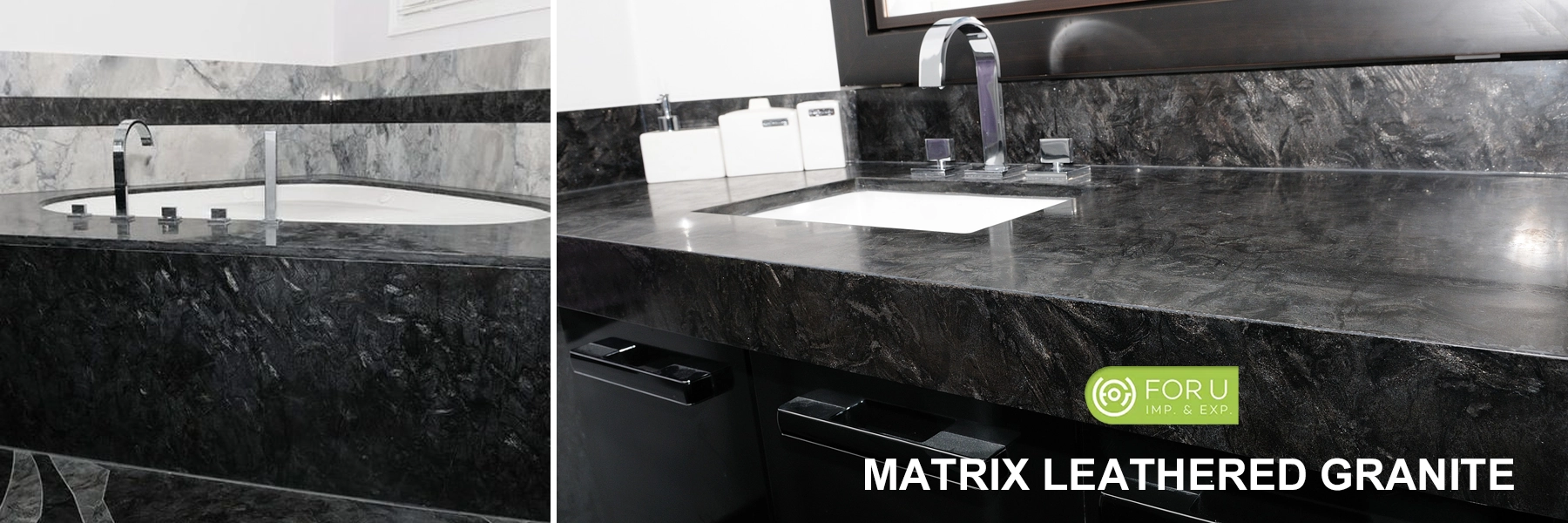 Matrix Leathered Granite Bathroom Countertop Designs FOR U STONE Matrix Leathered Granite Bathroom Countertop Designs FOR U STONE