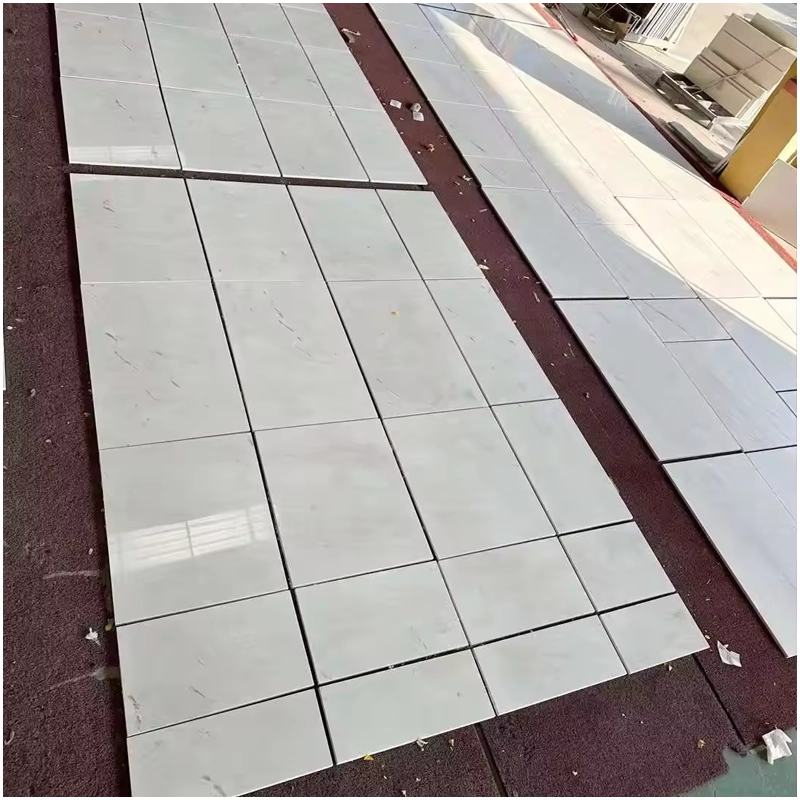Polaris White Marble Floor Tiles