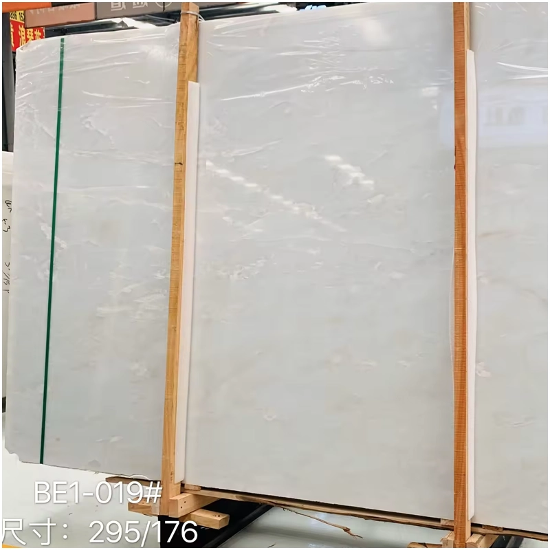 White Rhino Marble Slab