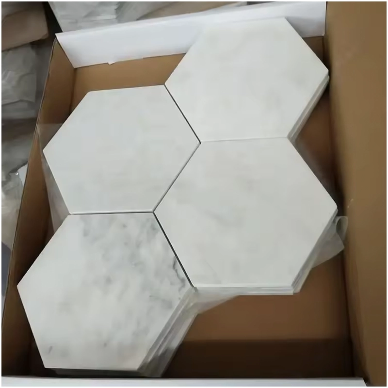 Marble Hex Mosaic Tile