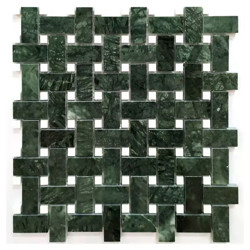 Basketweave Marble Tile