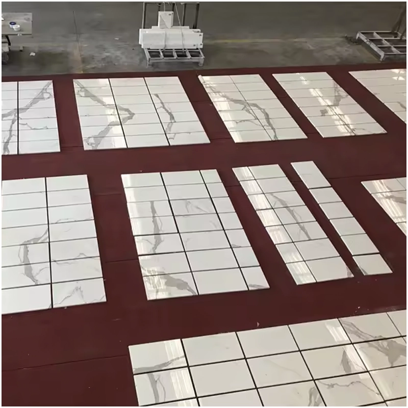 Bookmatched Marble Calacatta Tiles