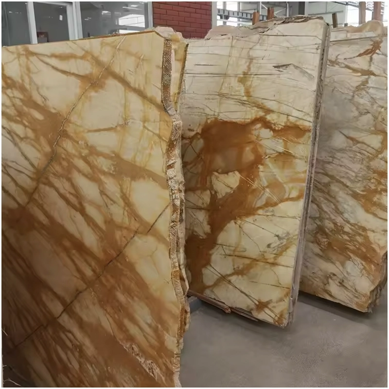 Giallo Siena Marble Slab