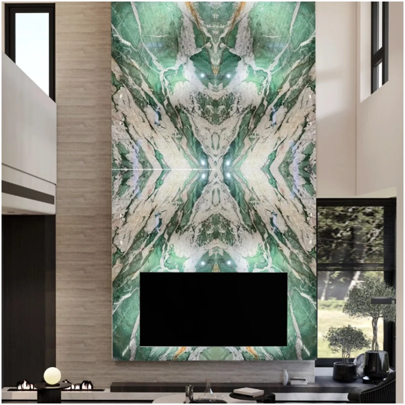 Luxury Patagonia Green Quartzite Bookmatched Accent Wall Projects FOR U STONE Luxury Patagonia Green Quartzite Bookmatched Accent Wall Projects FOR U STONE