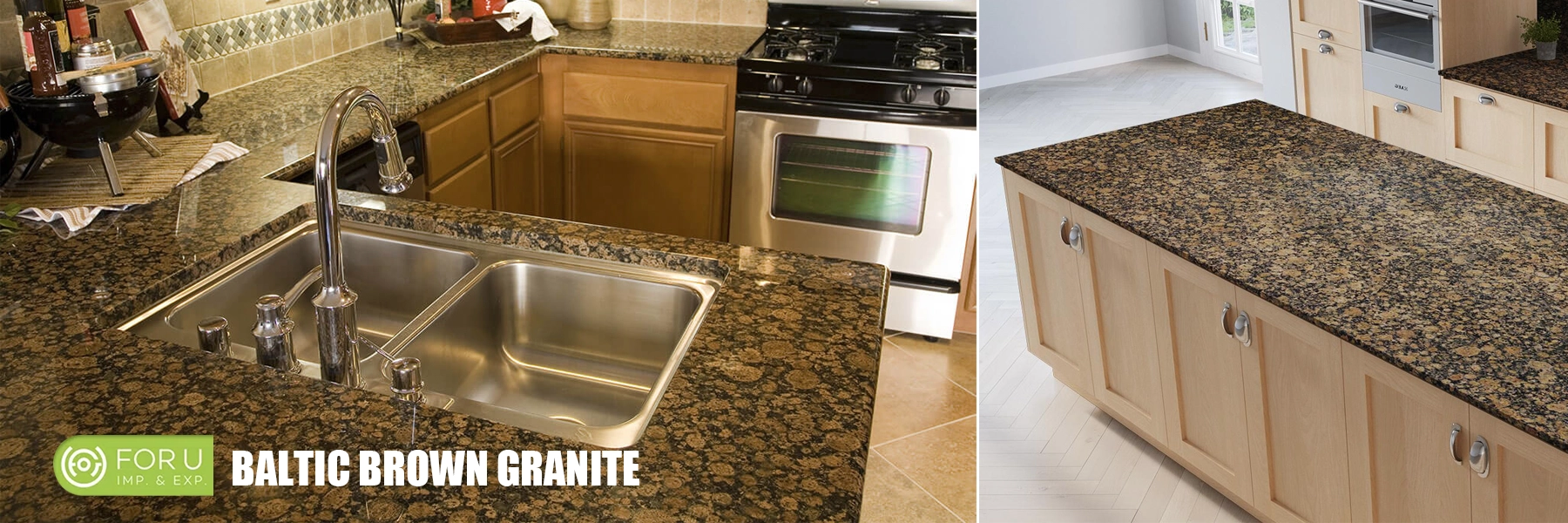 Tan Brown Granite Kitchen Countertop projects FOR U STONE Tan Brown Granite Kitchen Countertop projects FOR U STONE