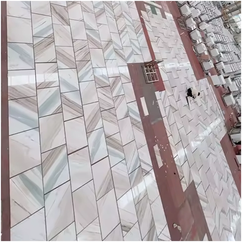 White Palissandro Marble Tile