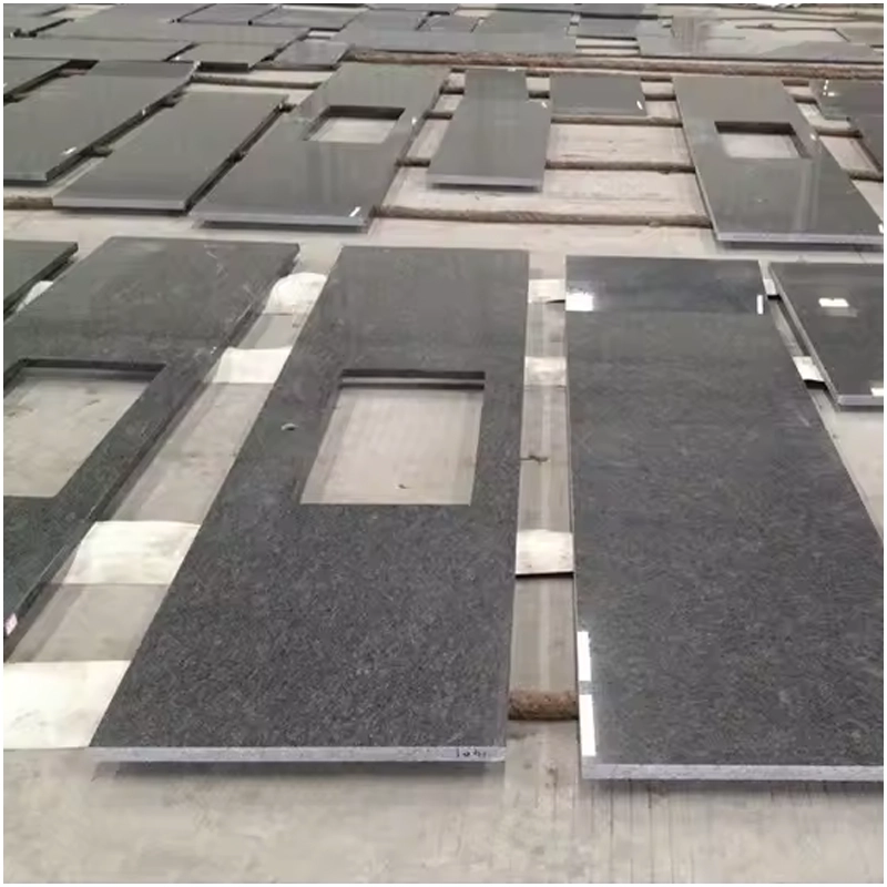 steel gray granite kitchen countertops