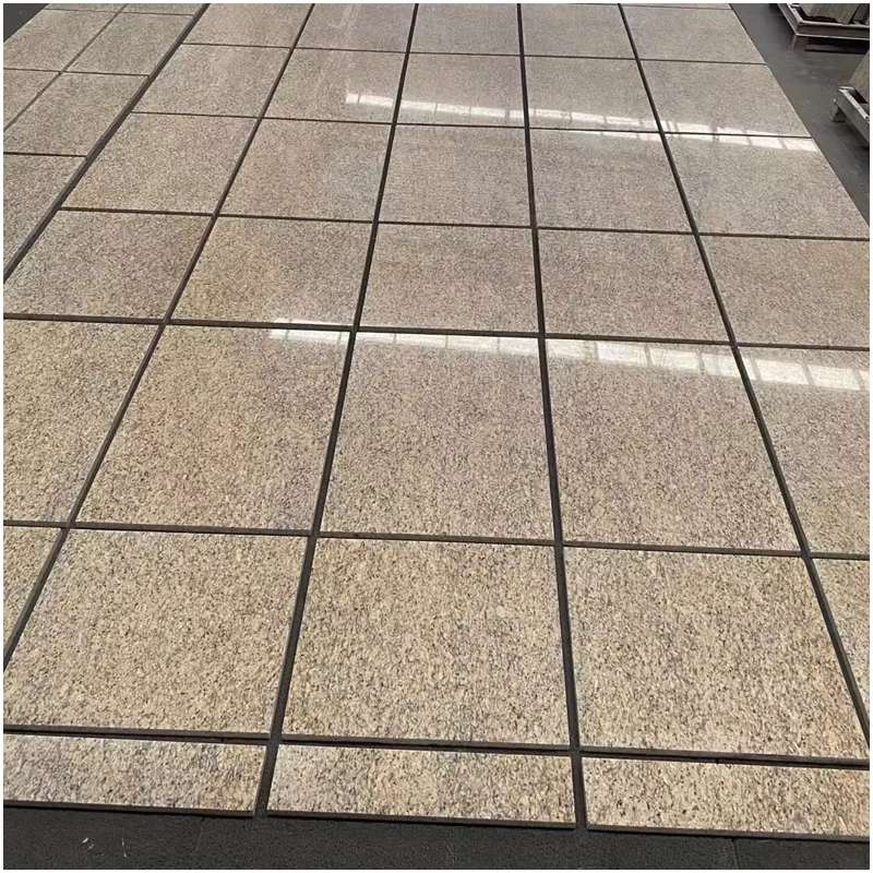 Amarello Ornamental Granite Floor Tiles
