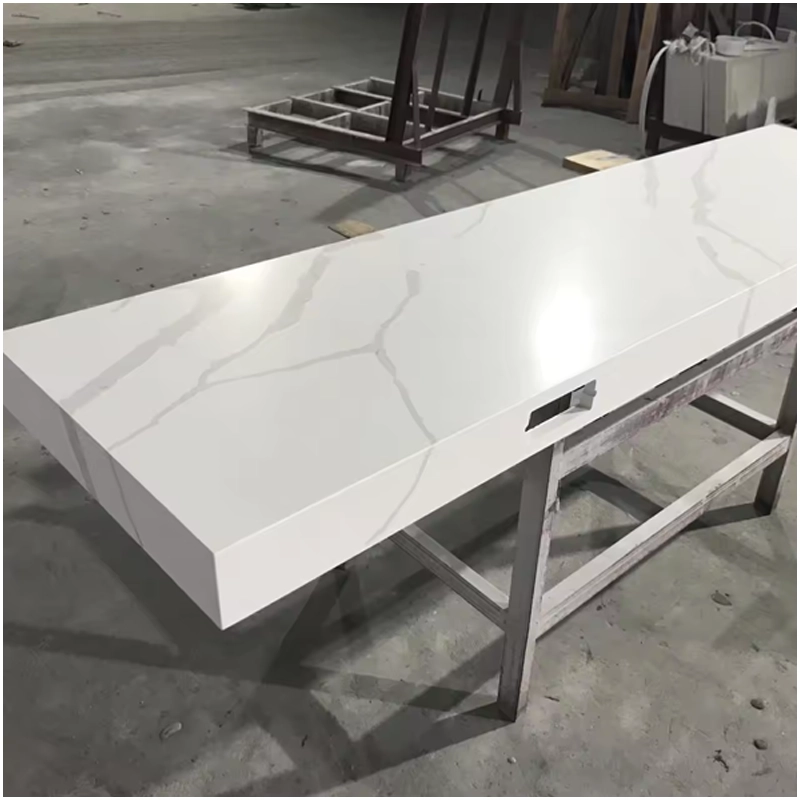 Bianco Calacatta Quartz Kitchen Countertops