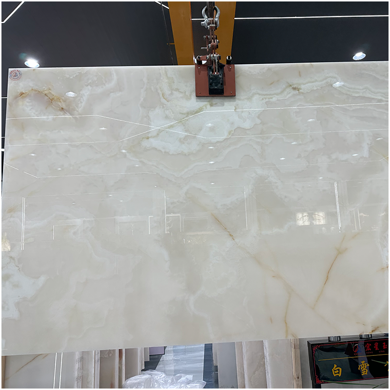Pure White Onyx Stone