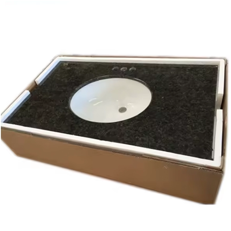 Verde Ubatuba Granite Bathroom Countertop