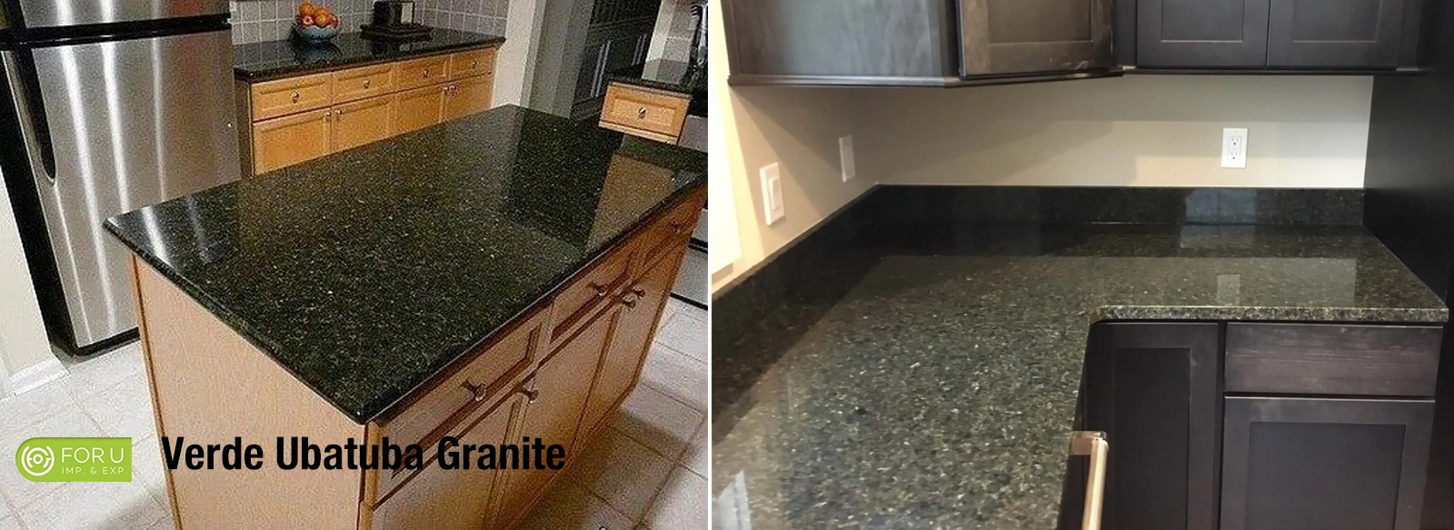 Verde Ubatuba Granite Kitchen Countertops Projects FOR U STONE Granite Kitchen Countertops