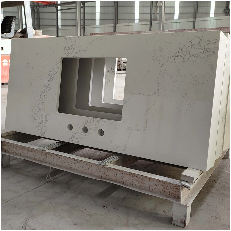 White Marble Look Quartz Countertop