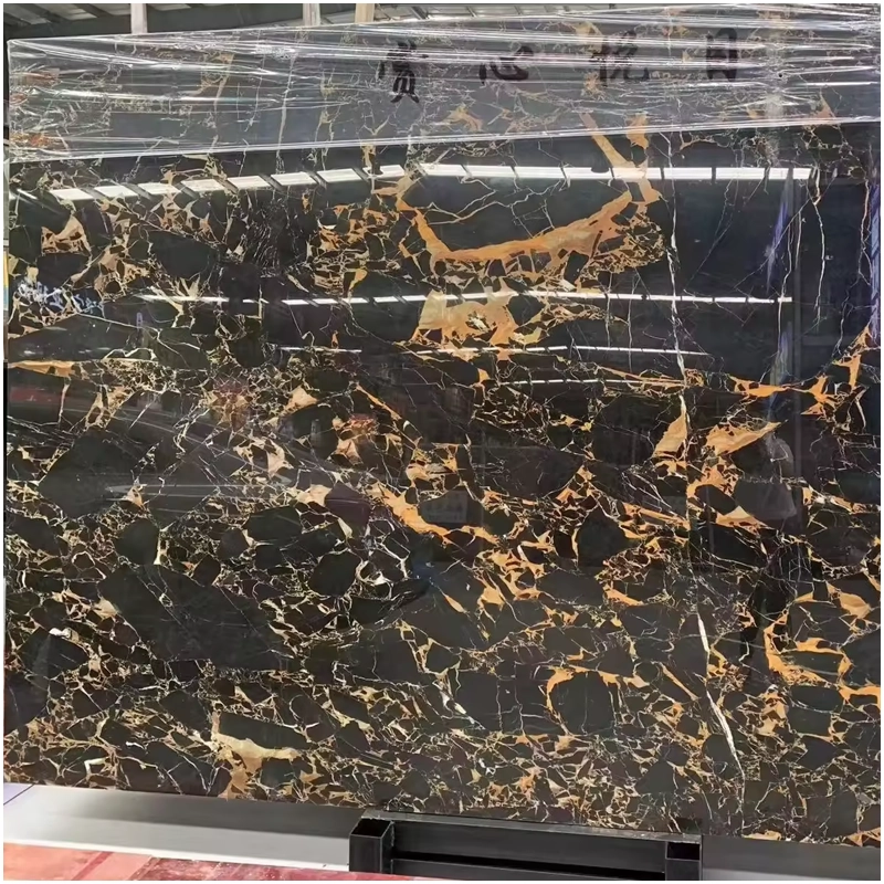 Athens Portoro Black Marble