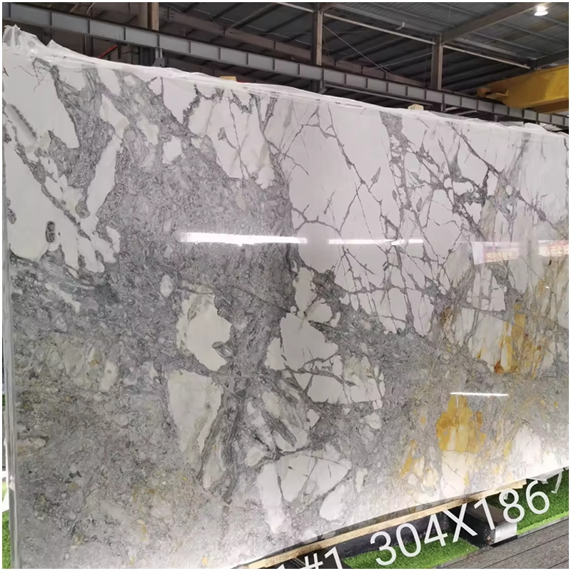 Bluetta Grey Marble Polished Slab