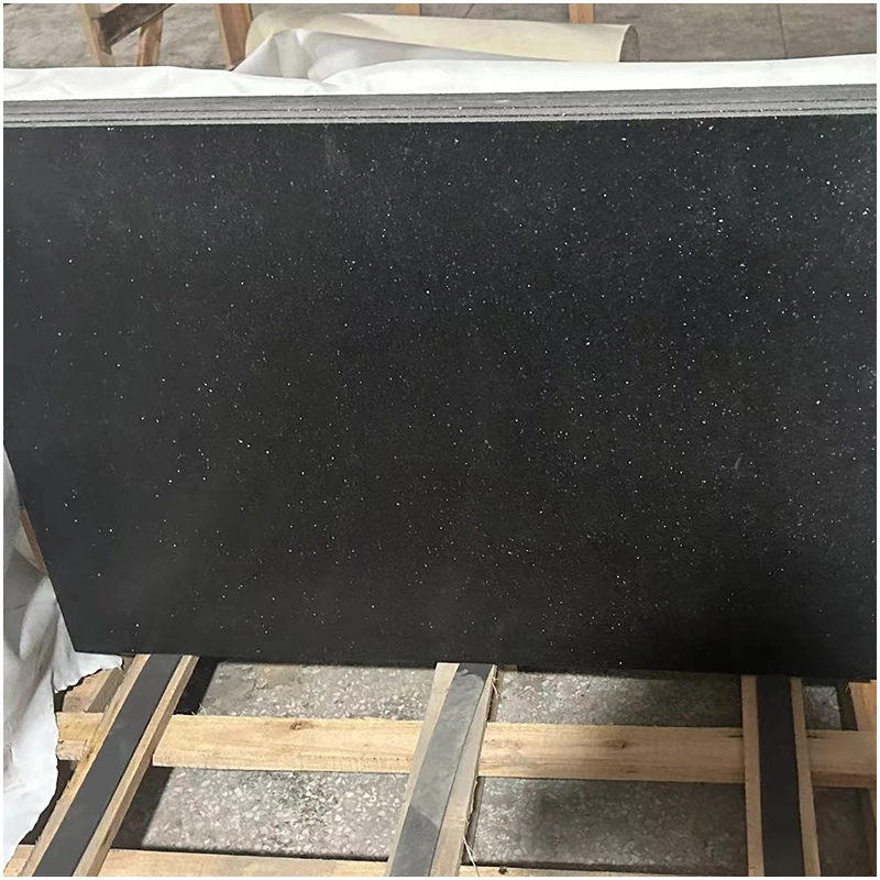 Black Galaxy Granite Flooring Tiles For Indoor and Outdoor Projects