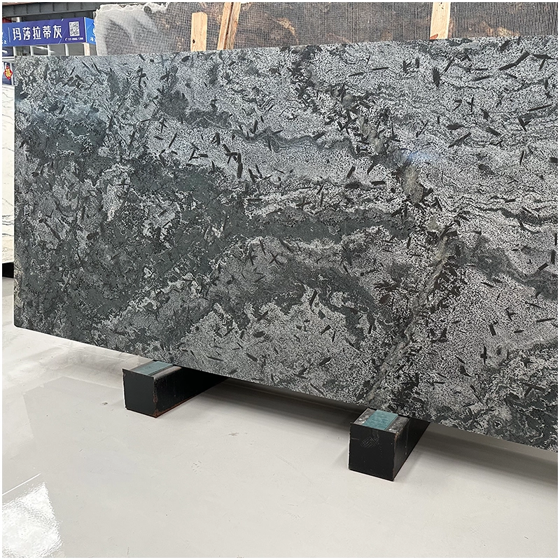 Silver Matrix Quartzite Leathered Slab