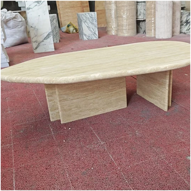Travertine Dining Table