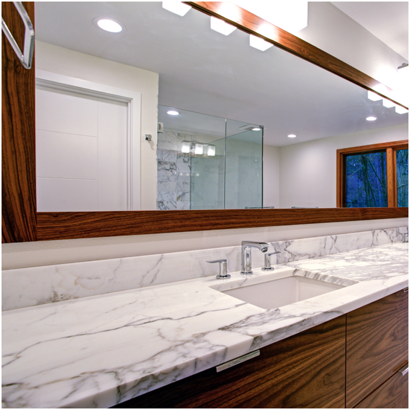 White Marble Bathroom Countertops in Apartments White Marble Bathroom Countertops in Apartments