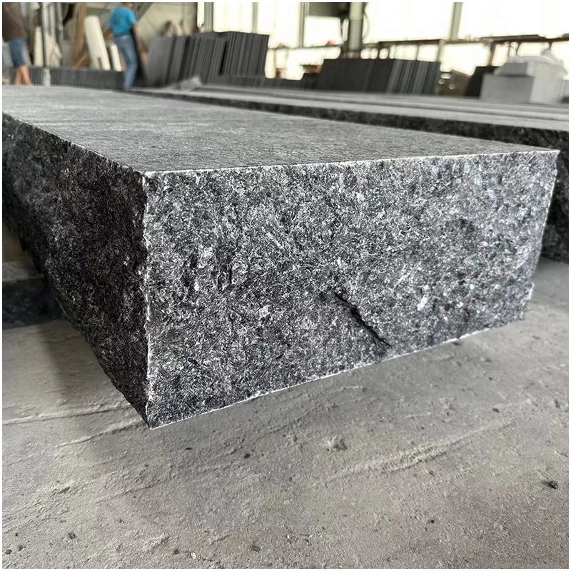 Angola Black Granite Step
