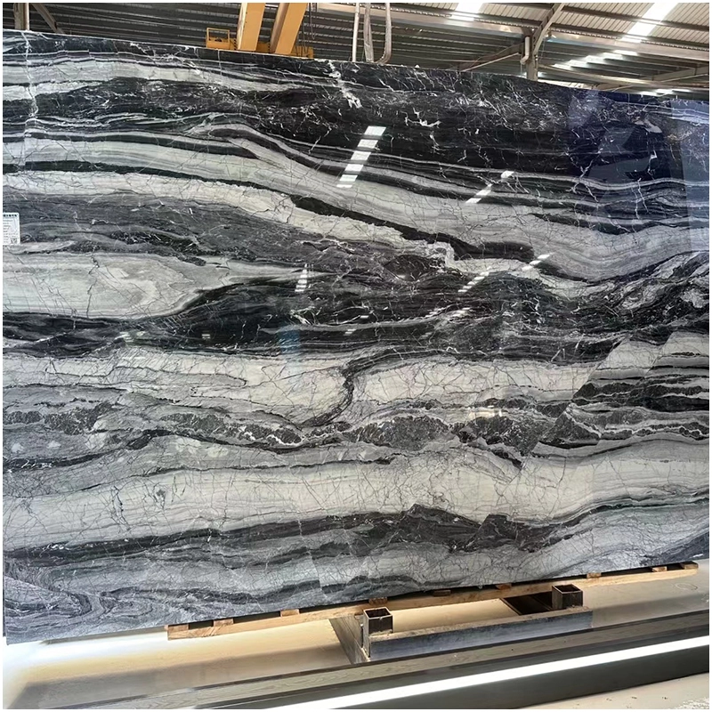 Salvadori Blue Marble Polished Slab