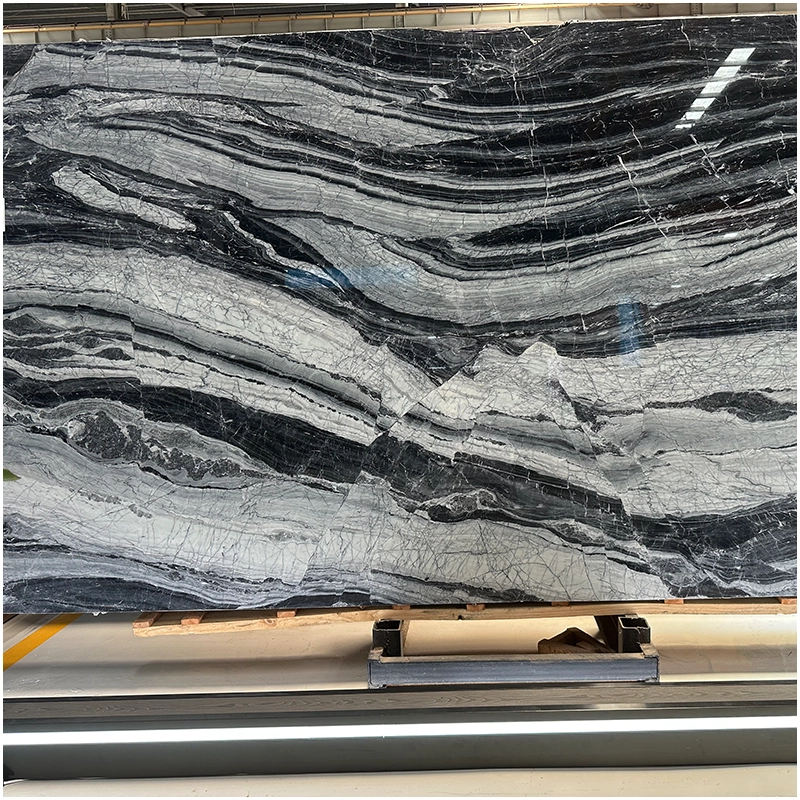 Salvadori Blue Polished Marble Slab