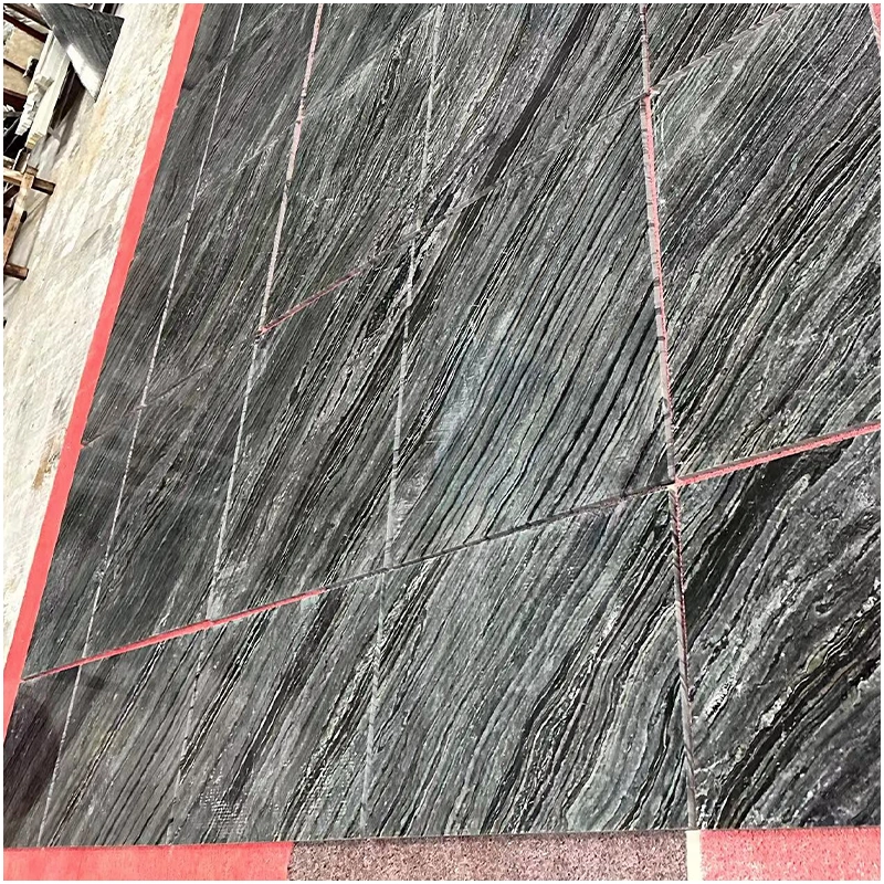 Silver Wave Marble Floor Tiles