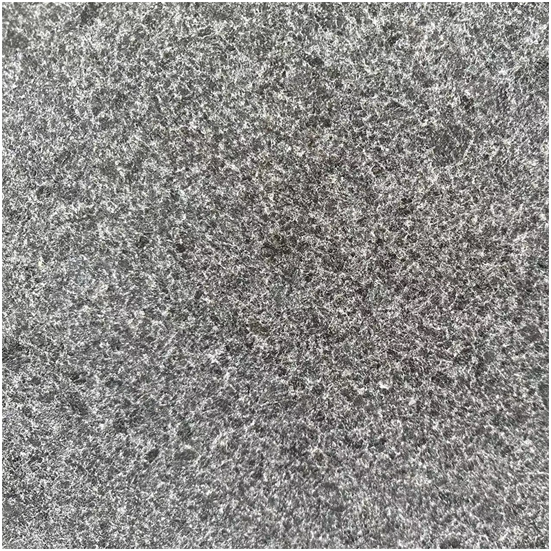 Angola Black Flamed Granite Wall Tiles