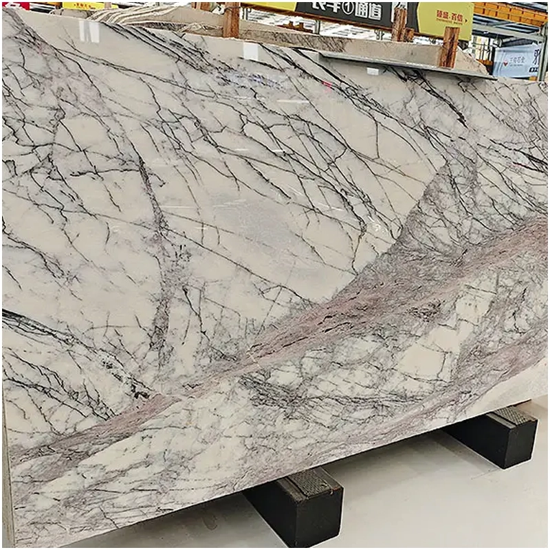 Milas Lilac White Marble Polished Slab