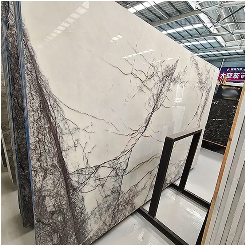 Milas Lilac White Marble Slab