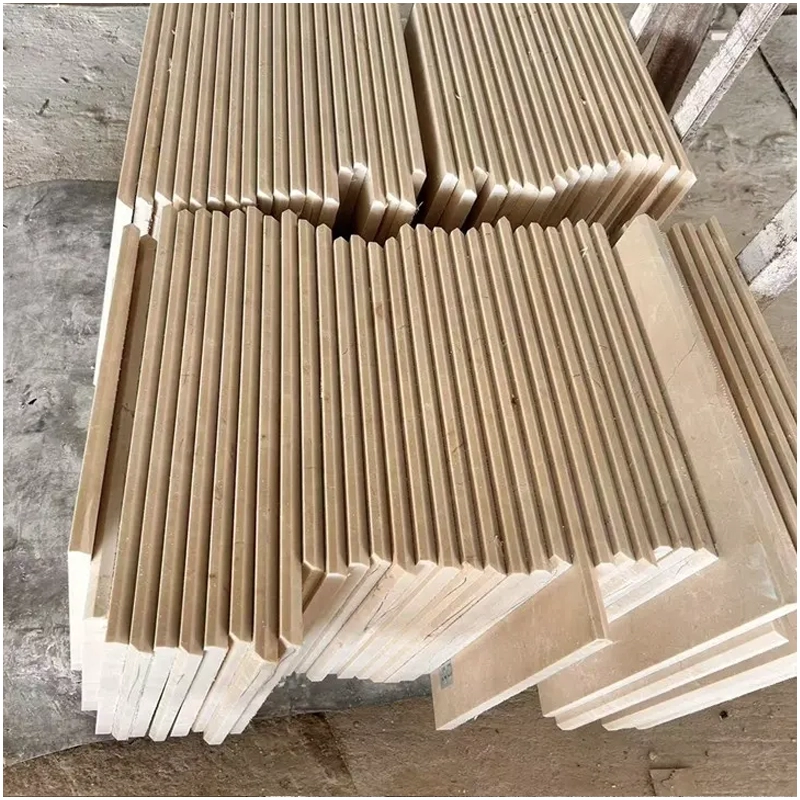 Polished Crema Marfil Marble Cut to Size Tile