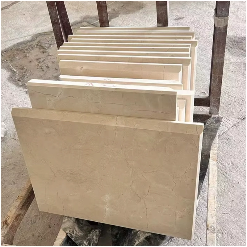 Polished Crema Marfil Marble Tile