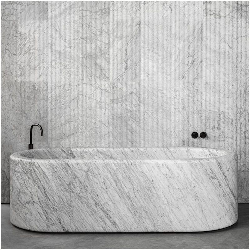 Bianco Carrara Marble Tub For Luxury Bathroom FOR U STONE Bianco Carrara Marble Tub For Luxury Bathroom FOR U STONE