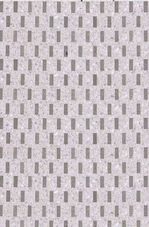 Terrazzo Medallion Tiles 15 Grey Chip Beige Base TerrazzoFORUA