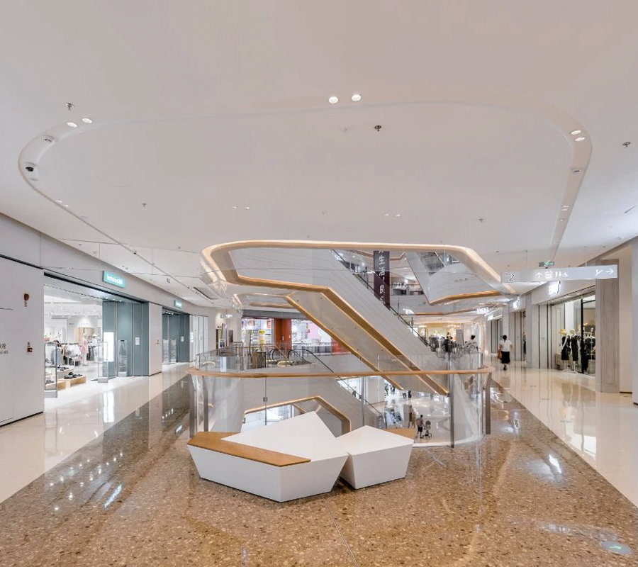 Terrazzo Medallion Tiles 32 Joy City Mall Center Wuhan City