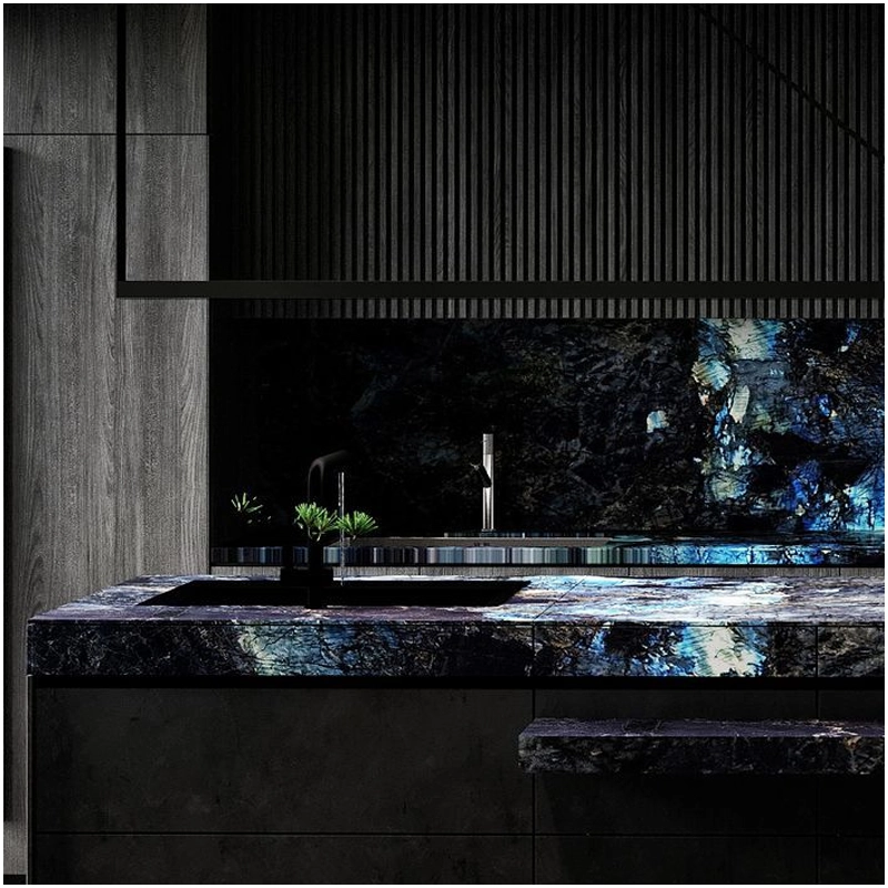Labradorite Blue Granite Countertops For Luxury Home FOR U STONE