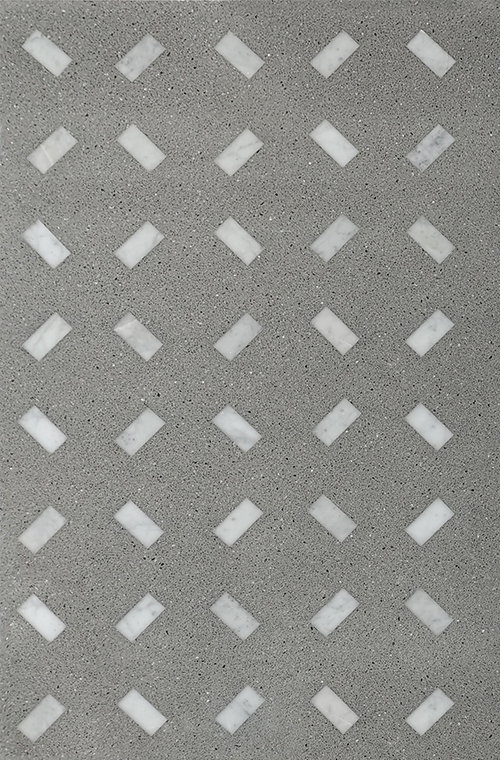 Terrazzo Medallion Tiles 21 White Marble Chip Grey Terrazzo FORUA
