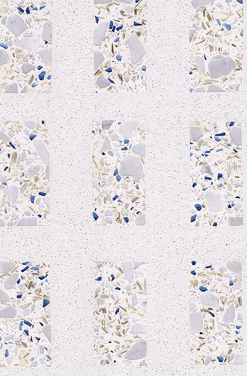Terrazzo Medallion Tiles 2 White Terrazzo FORUA