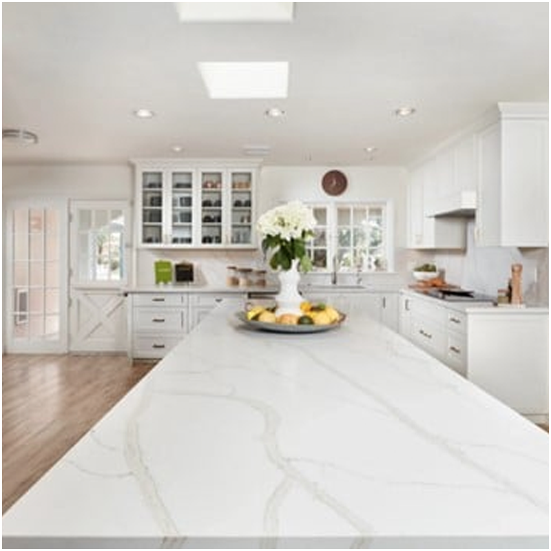 Calacatta White Quartz Slabs and Countertops Wholesales FOR U STONE Calacatta White Quartz Slabs and Countertops Wholesales FOR U STONE