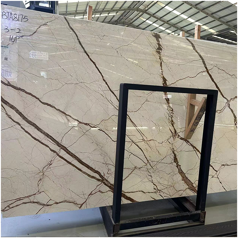 Sofitel Beige Polished Marble Slab
